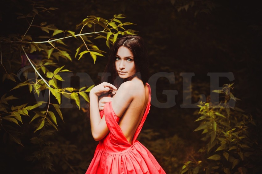 young women wearing gorgeous dress