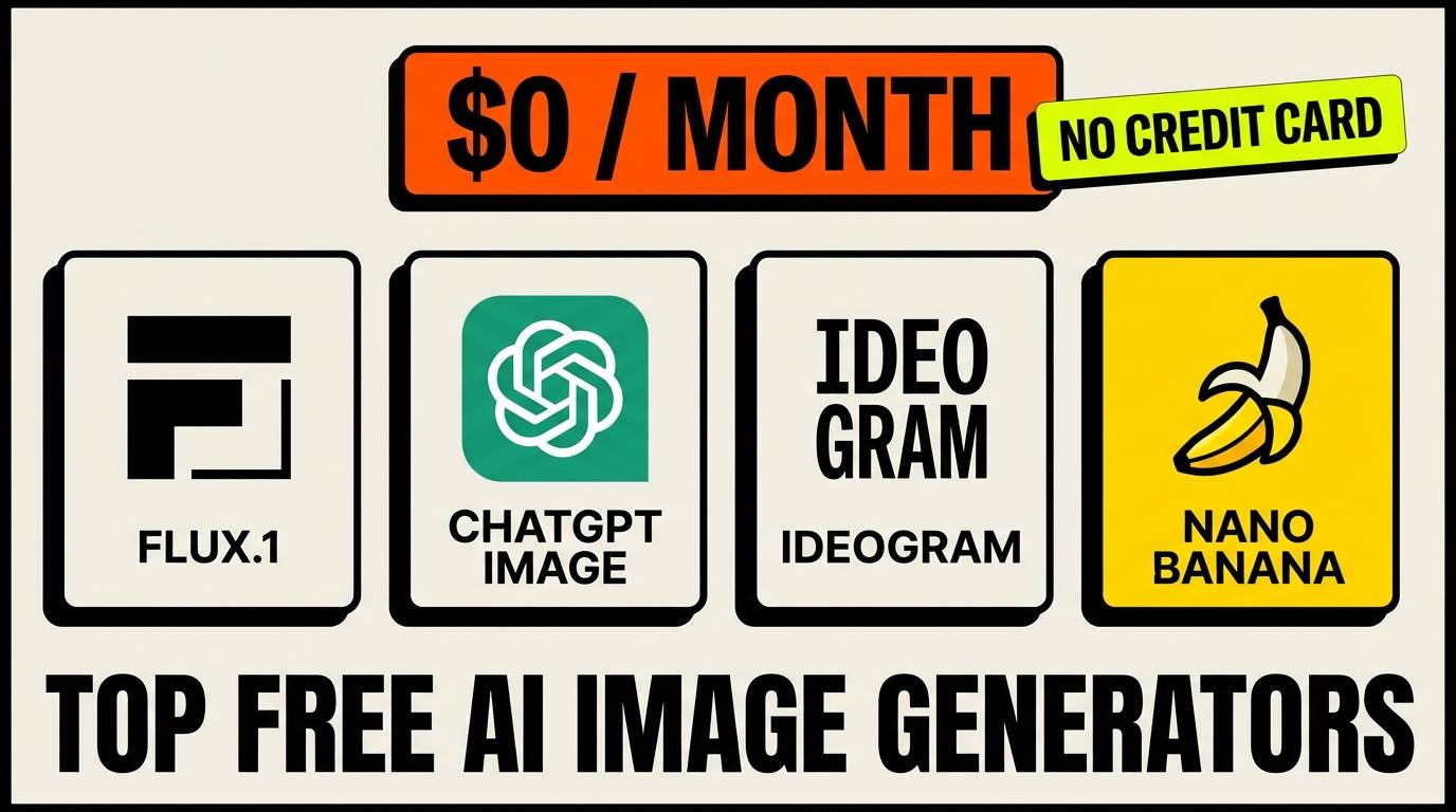 7 Best Free AI Image Generators in 2026 (No Subscription or Credit Card)