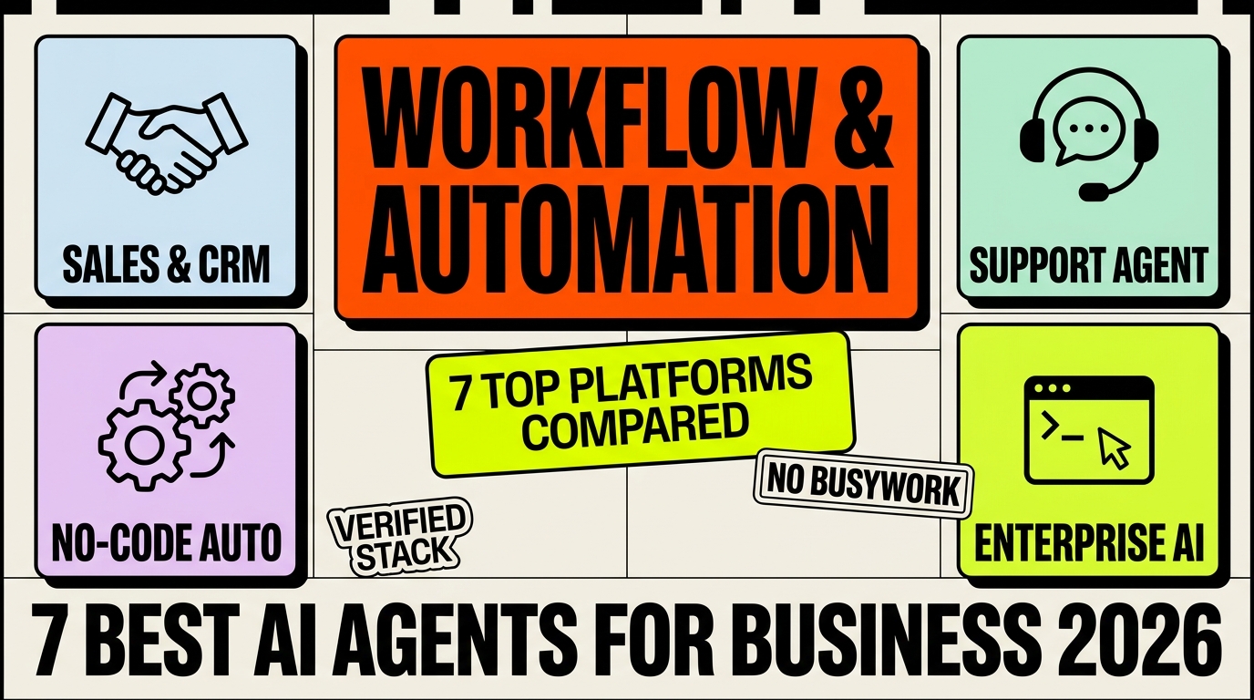 7 Best AI Agents for Business in 2026