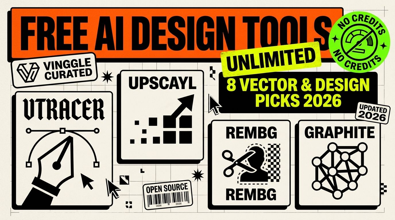 8 Best Free AI Design & Vector Tools in 2026 (Unlimited)