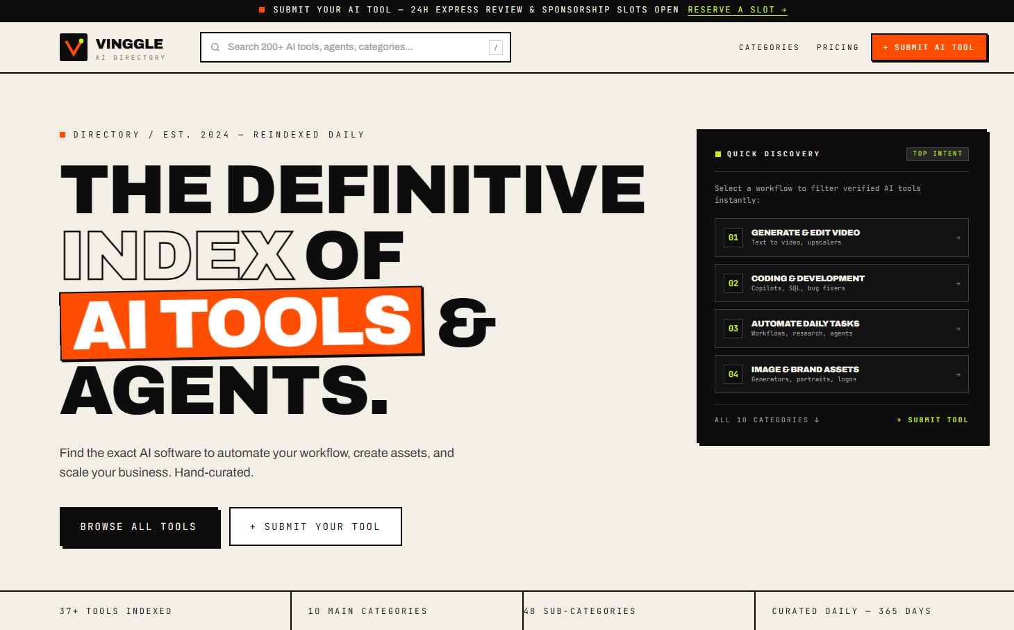 Screenshot of Vinggle