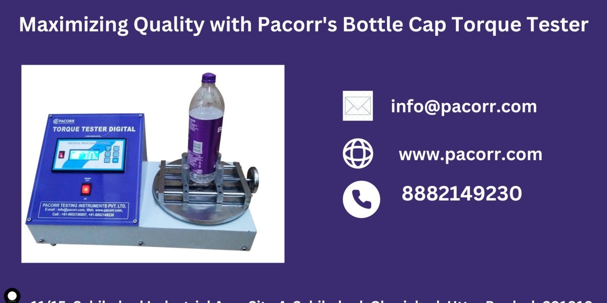 Bottle Cap Torque Tester from pacorr.com: A Perfect Solution for Precise Cap Tightness Testing